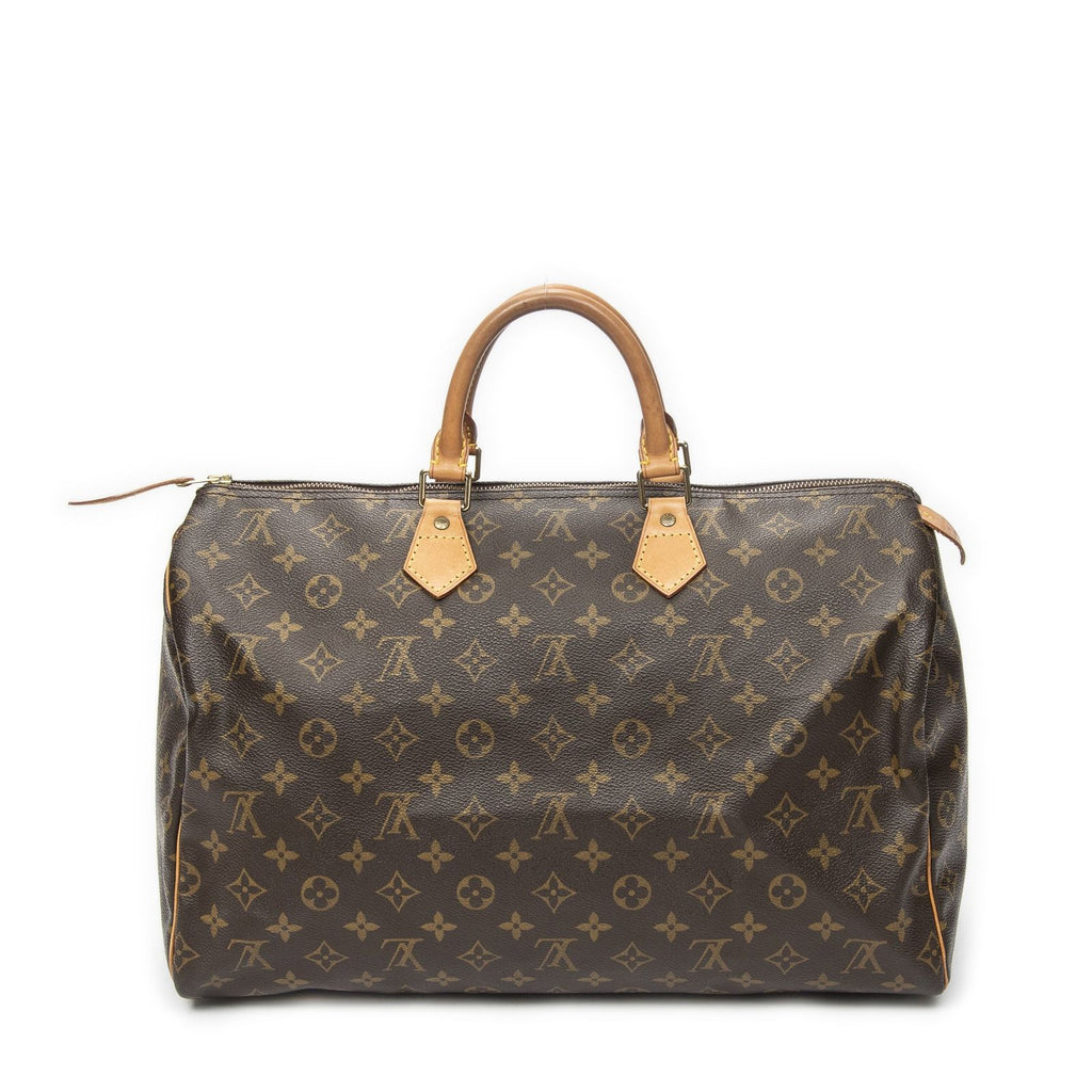 Louis Vuitton Speedy Brown Monogram Canvas Handbag — view 5