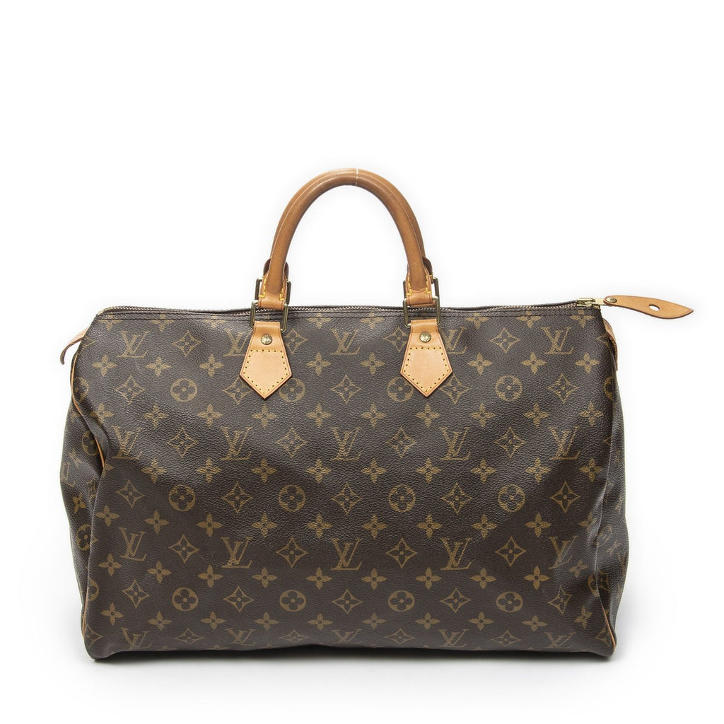 Louis Vuitton Speedy Brown Monogram Canvas Handbag