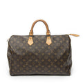 Louis Vuitton Speedy Brown Monogram Canvas Handbag