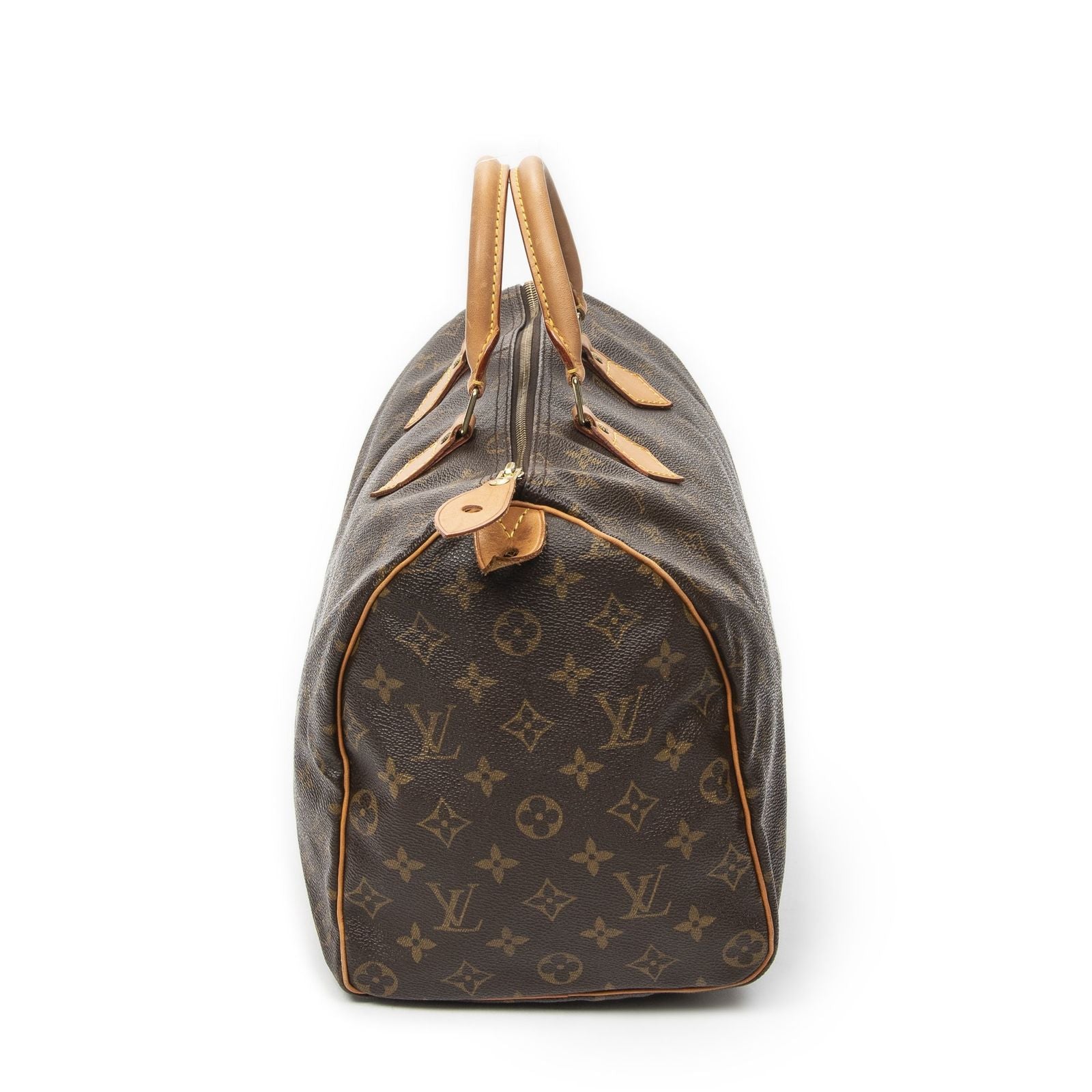 Louis Vuitton Speedy Brown Monogram Canvas Handbag — view 3