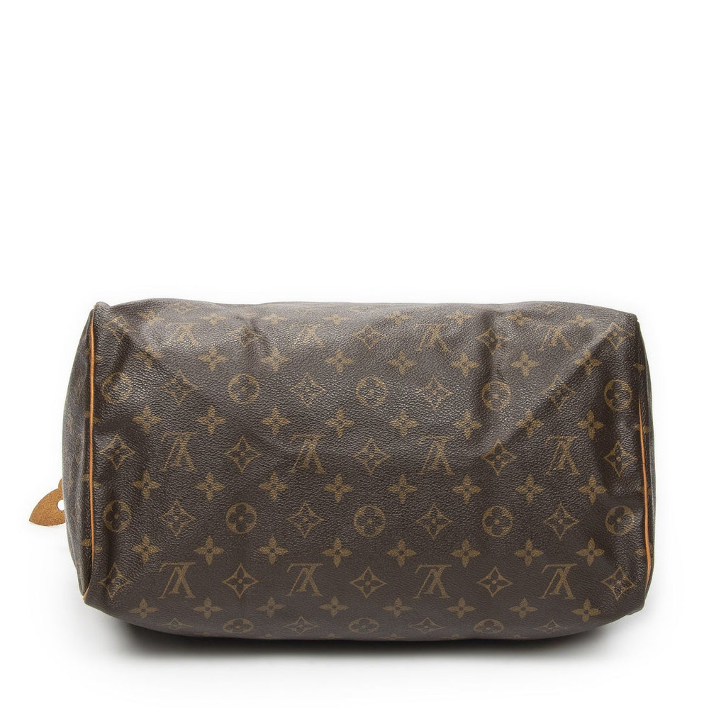 Louis Vuitton Speedy Brown Monogram Canvas Handbag — view 6