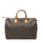 Louis Vuitton Speedy Brown Monogram Canvas Handbag — view 5