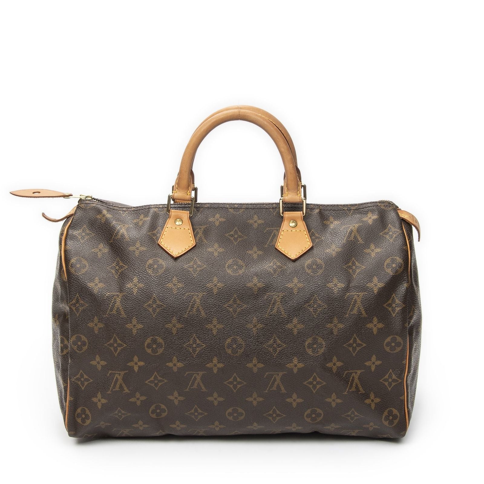 Louis Vuitton Speedy Brown Monogram Canvas Handbag — view 5