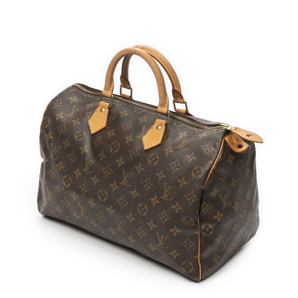 Louis Vuitton Speedy Brown Monogram Canvas Handbag — view 2