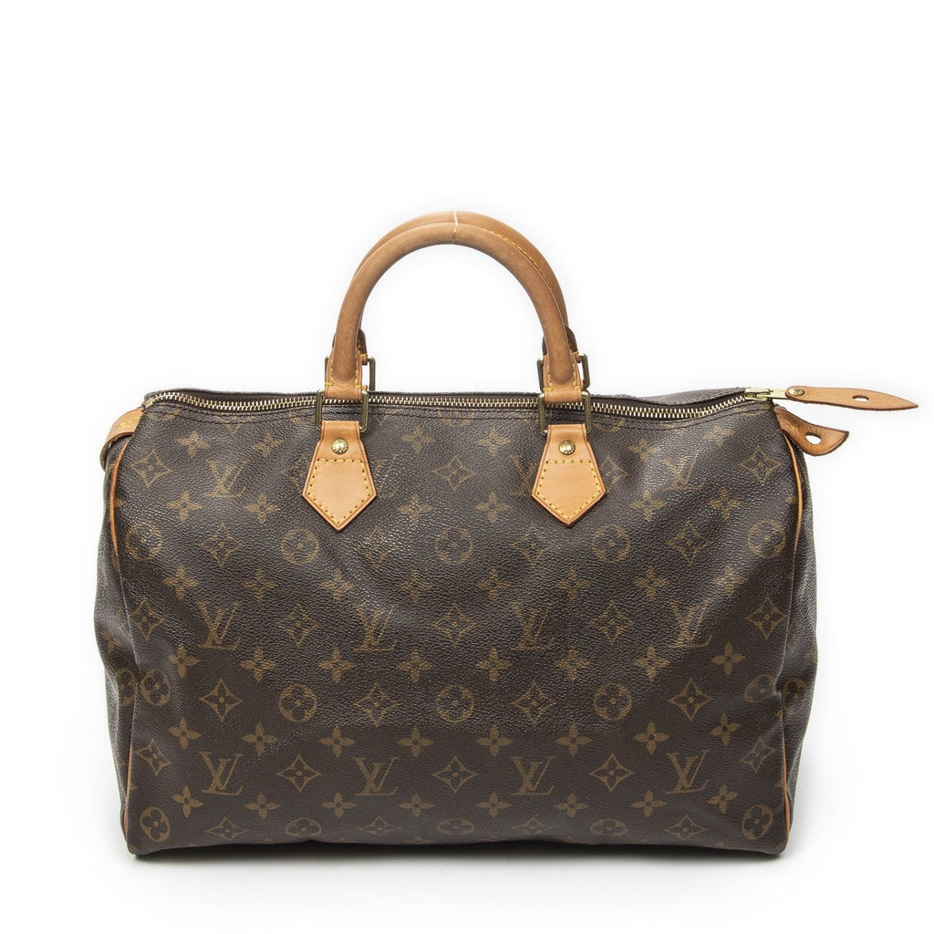 Louis Vuitton Speedy Brown Monogram Canvas Handbag