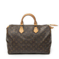 Louis Vuitton Speedy Brown Monogram Canvas Handbag