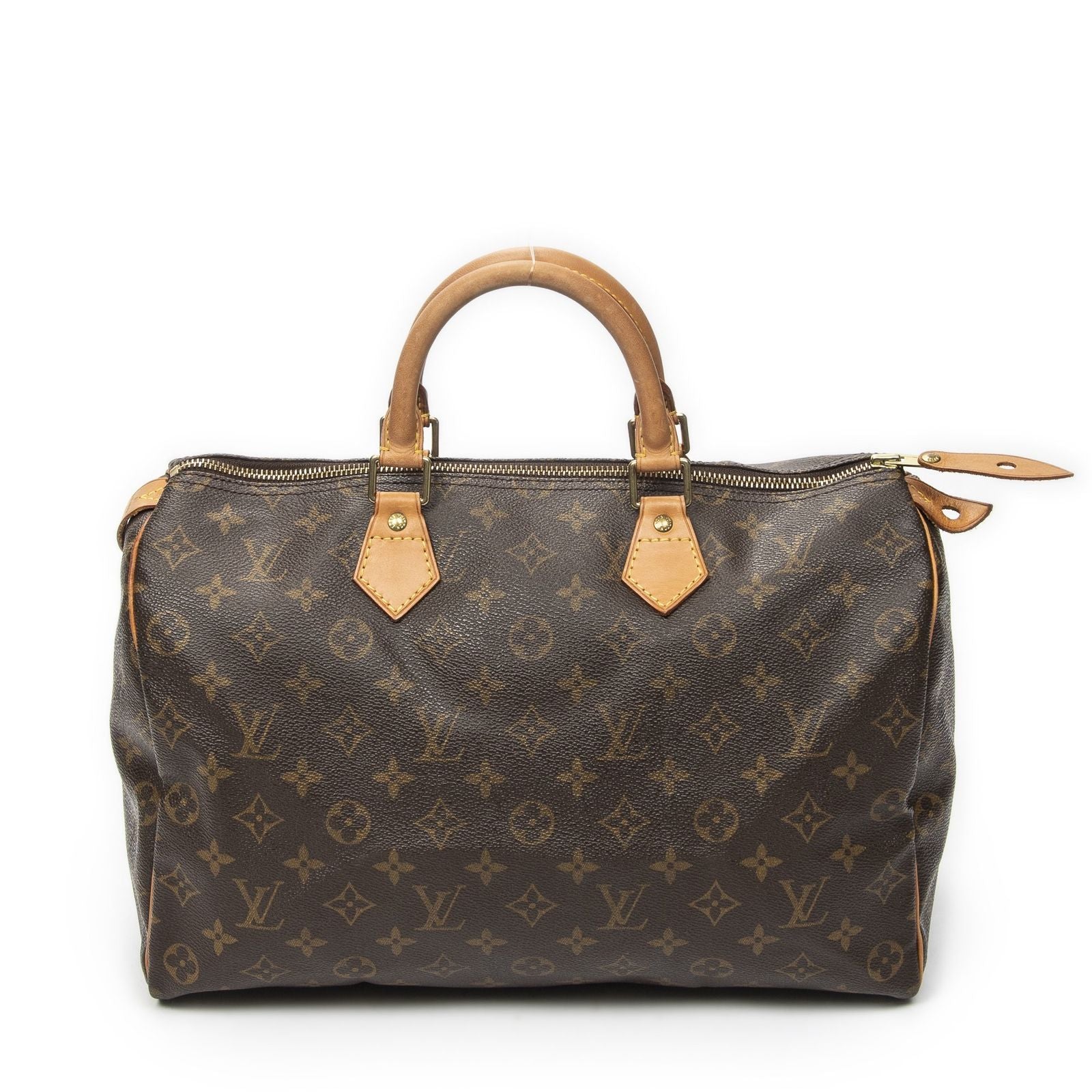 Louis Vuitton Speedy Brown Monogram Canvas Handbag