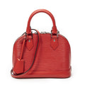 Louis Vuitton Alma Red Epi Handbag