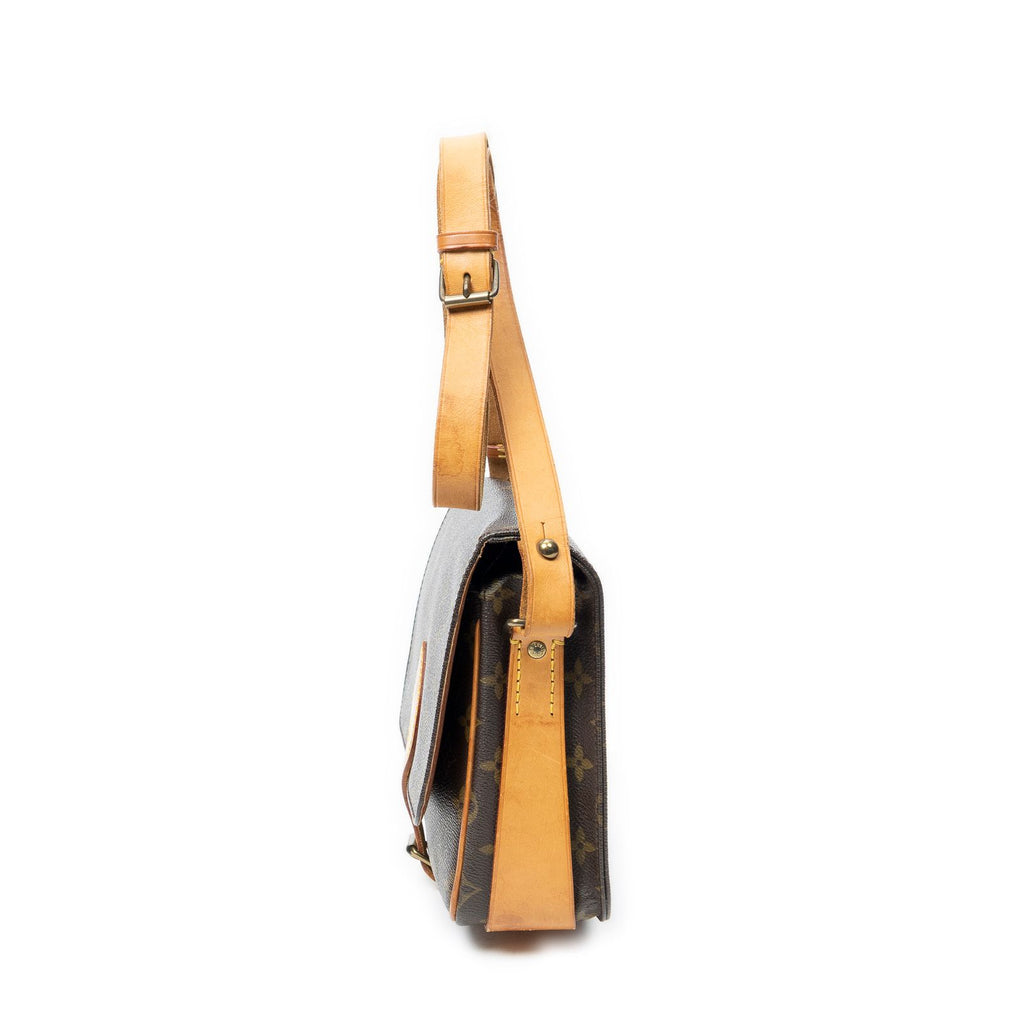 Louis Vuitton Cartouchiere Brown Monogram Canvas Shoulder — view 3