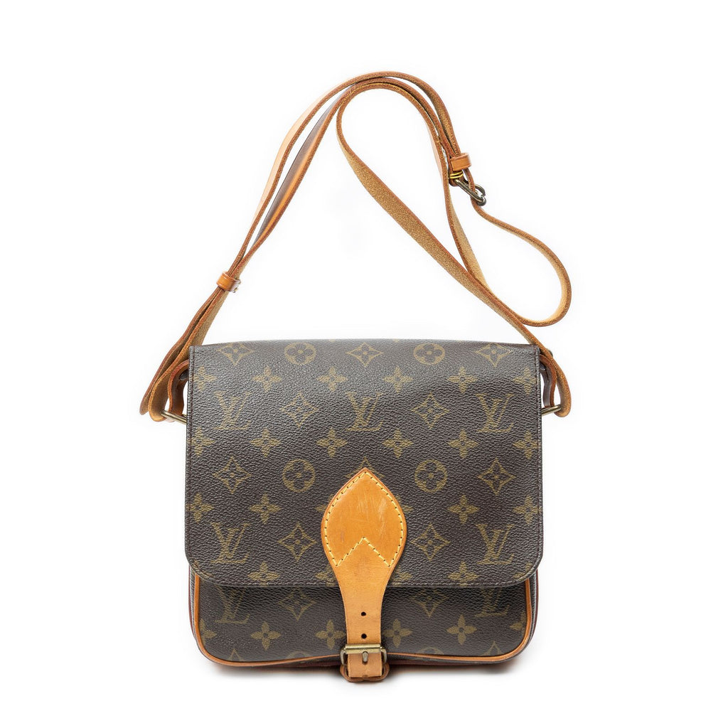 Louis Vuitton Cartouchiere Brown Monogram Canvas Shoulder