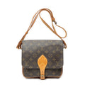 Louis Vuitton Cartouchiere Brown Monogram Canvas Shoulder