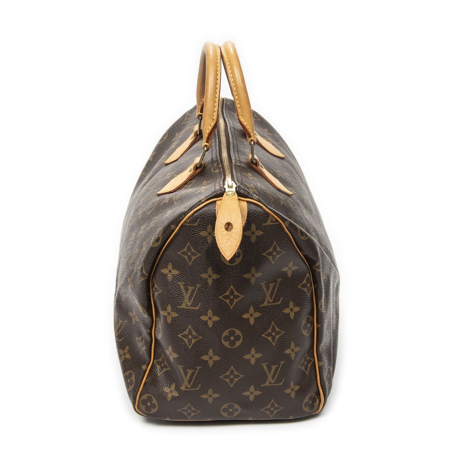 Louis Vuitton Speedy Brown Monogram Canvas Handbag — view 3