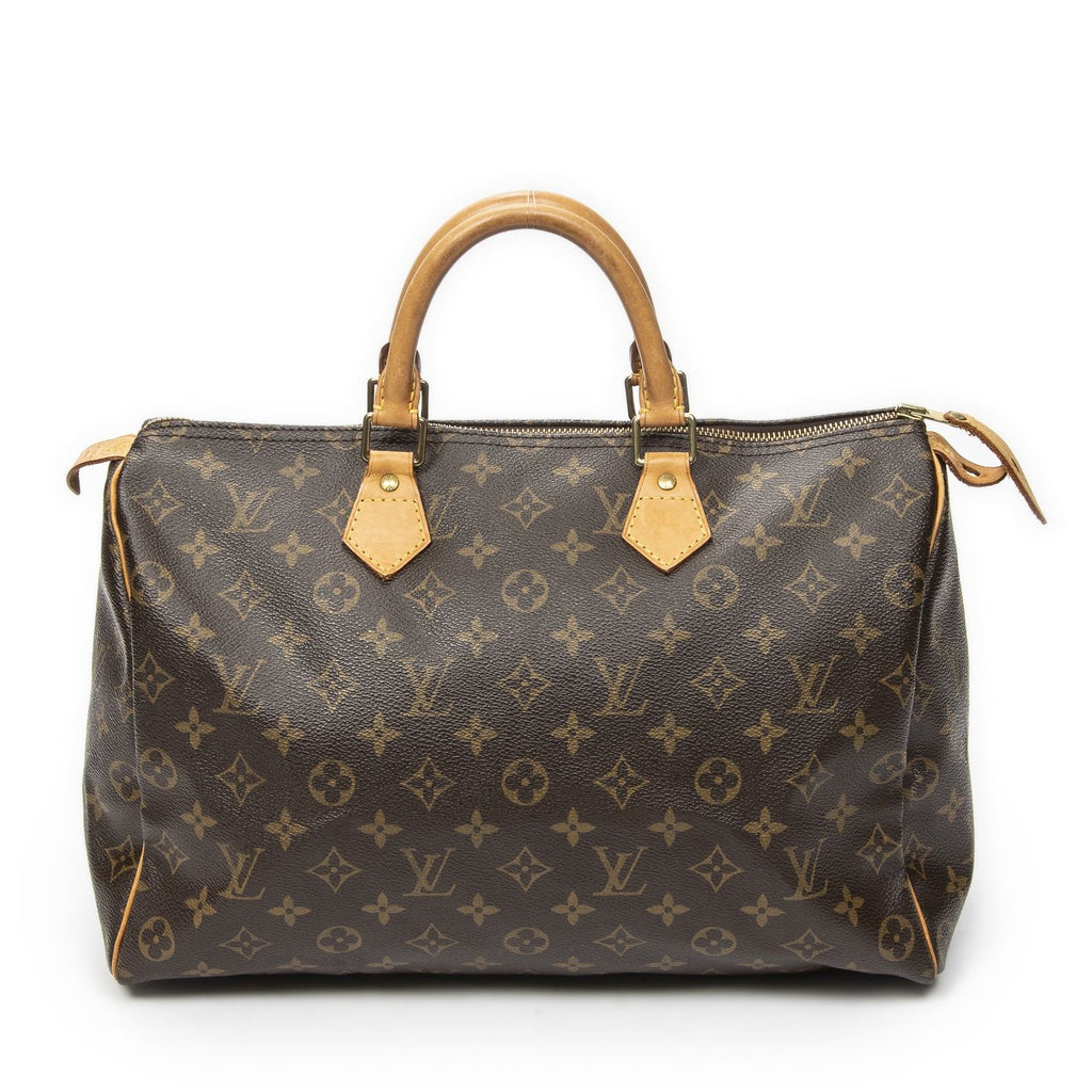 Louis Vuitton Speedy Brown Monogram Canvas Handbag