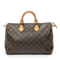 Louis Vuitton Speedy Brown Monogram Canvas Handbag