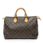 Louis Vuitton Speedy Brown Monogram Canvas Handbag