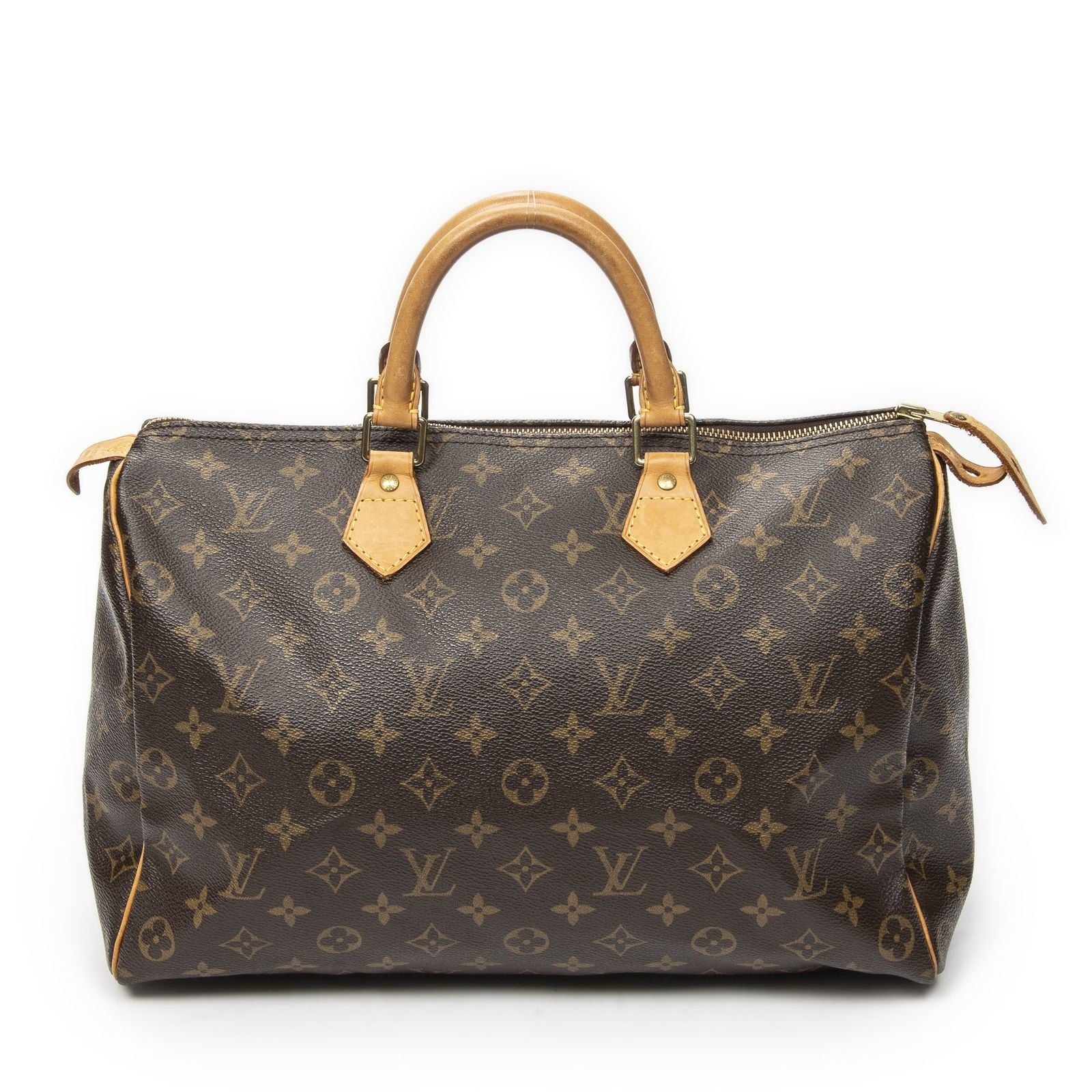 Louis Vuitton Speedy Brown Monogram Canvas Handbag