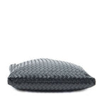 Bottega Veneta Flat Messenger Black Intrecciato Leather Shoulder — view 6