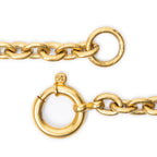 Chanel CC Logo Pendant Chain Necklace Gold Plated — view 3