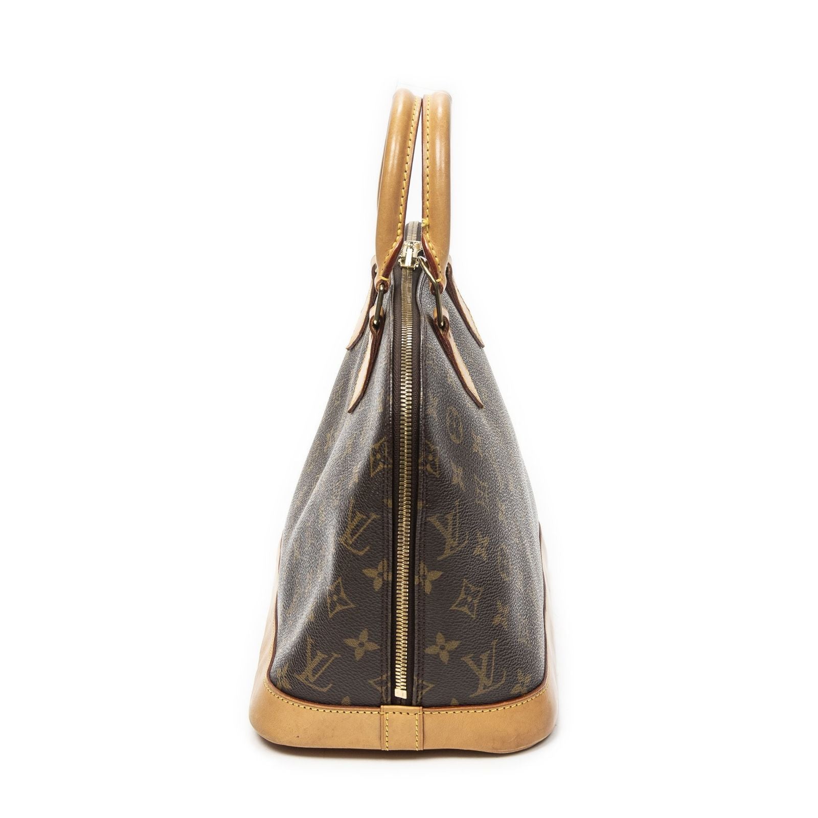 Louis Vuitton Alma Brown Monogram Canvas Handbag — view 4