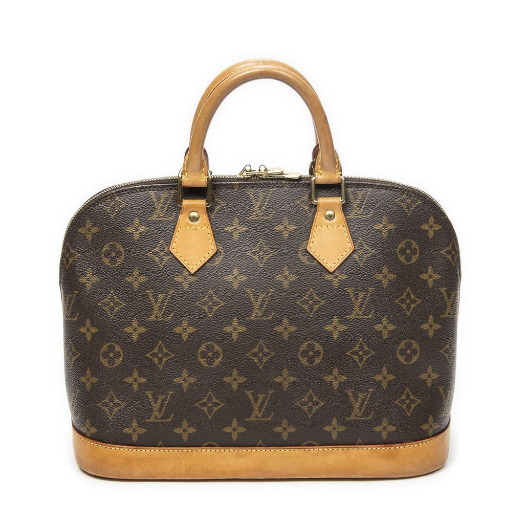 Louis Vuitton Alma Brown Monogram Canvas Handbag