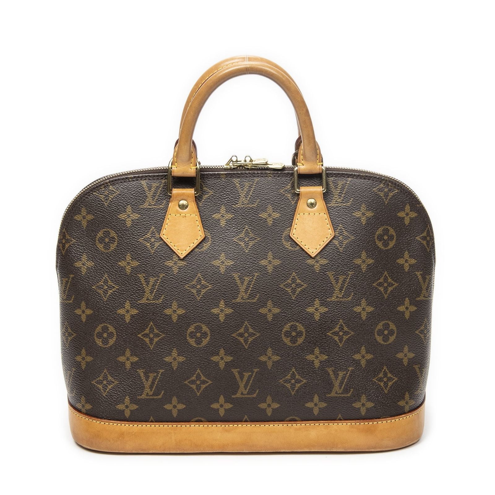 Louis Vuitton Alma Brown Monogram Canvas Handbag