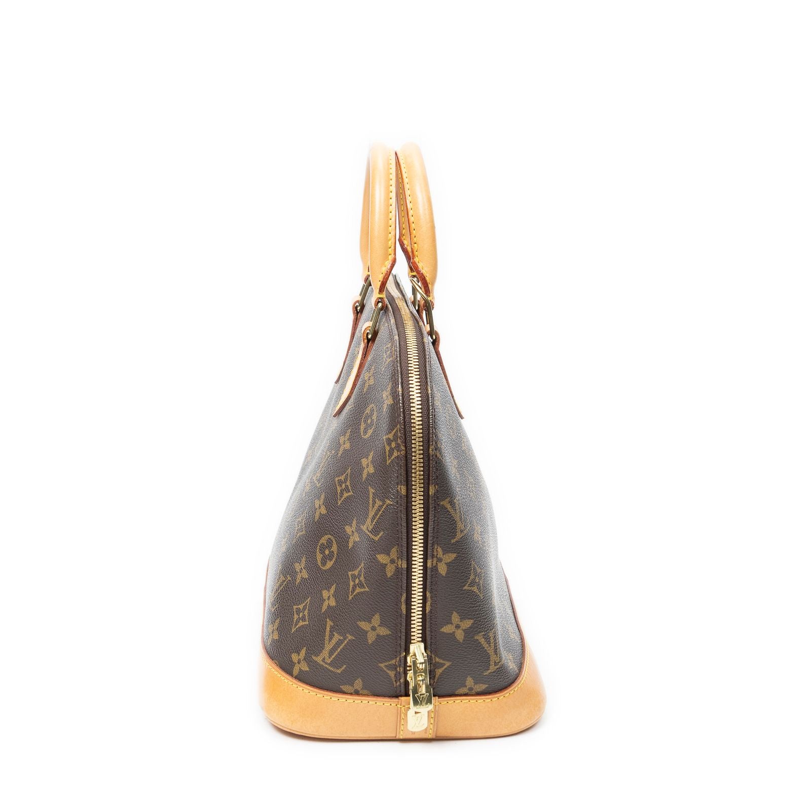 Louis Vuitton Alma Brown Monogram Canvas Handbag — view 4