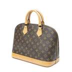 Louis Vuitton Alma Brown Monogram Canvas Handbag — view 2