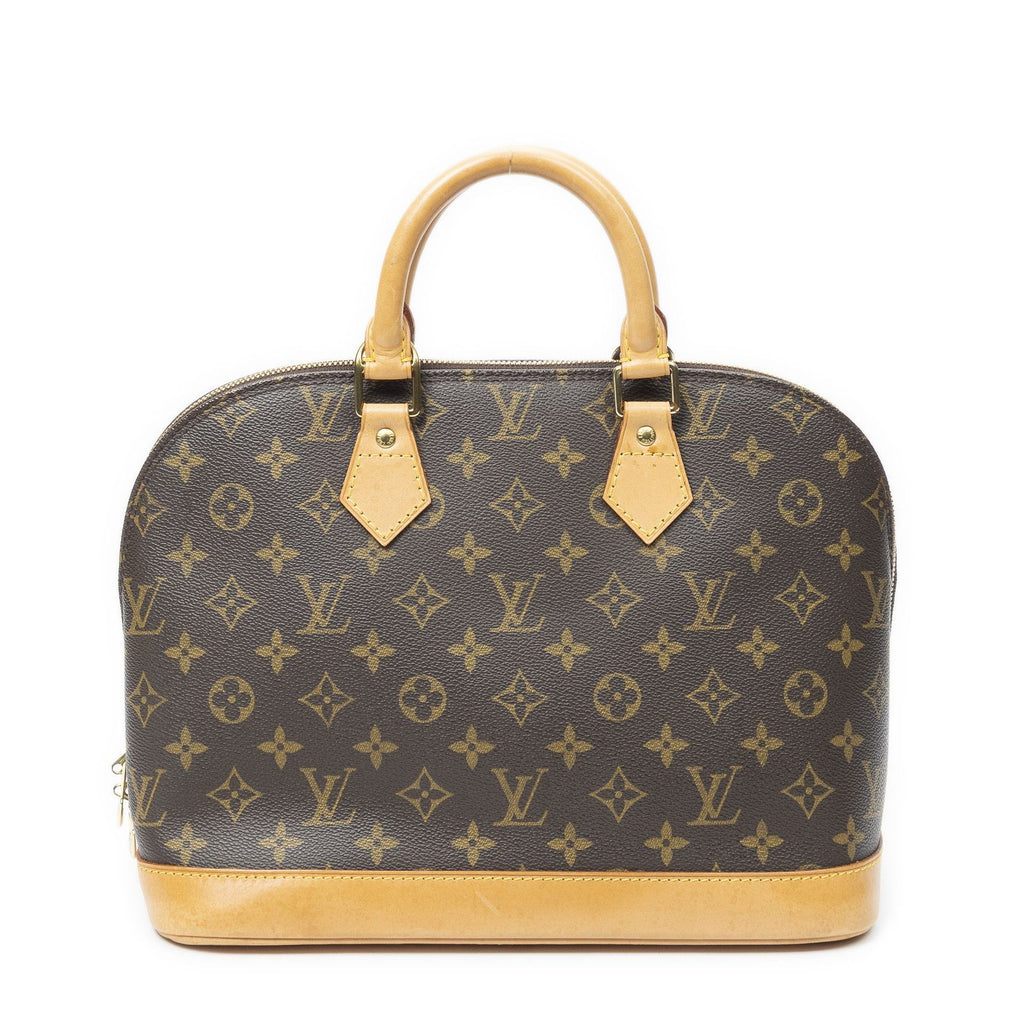 Louis Vuitton Alma Brown Monogram Canvas Handbag