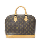 Louis Vuitton Alma Brown Monogram Canvas Handbag