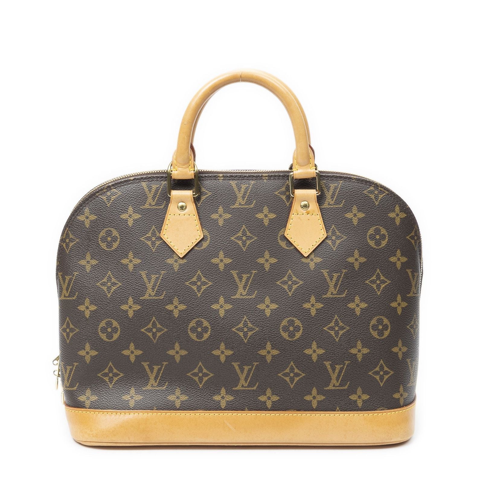 Louis Vuitton Alma Brown Monogram Canvas Handbag