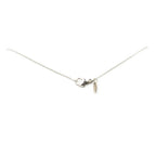 Chanel CC Round Pendant Necklace Silver Plating — view 3