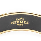 Hermes Enamel Bangle Red Plating Bracelet — view 4
