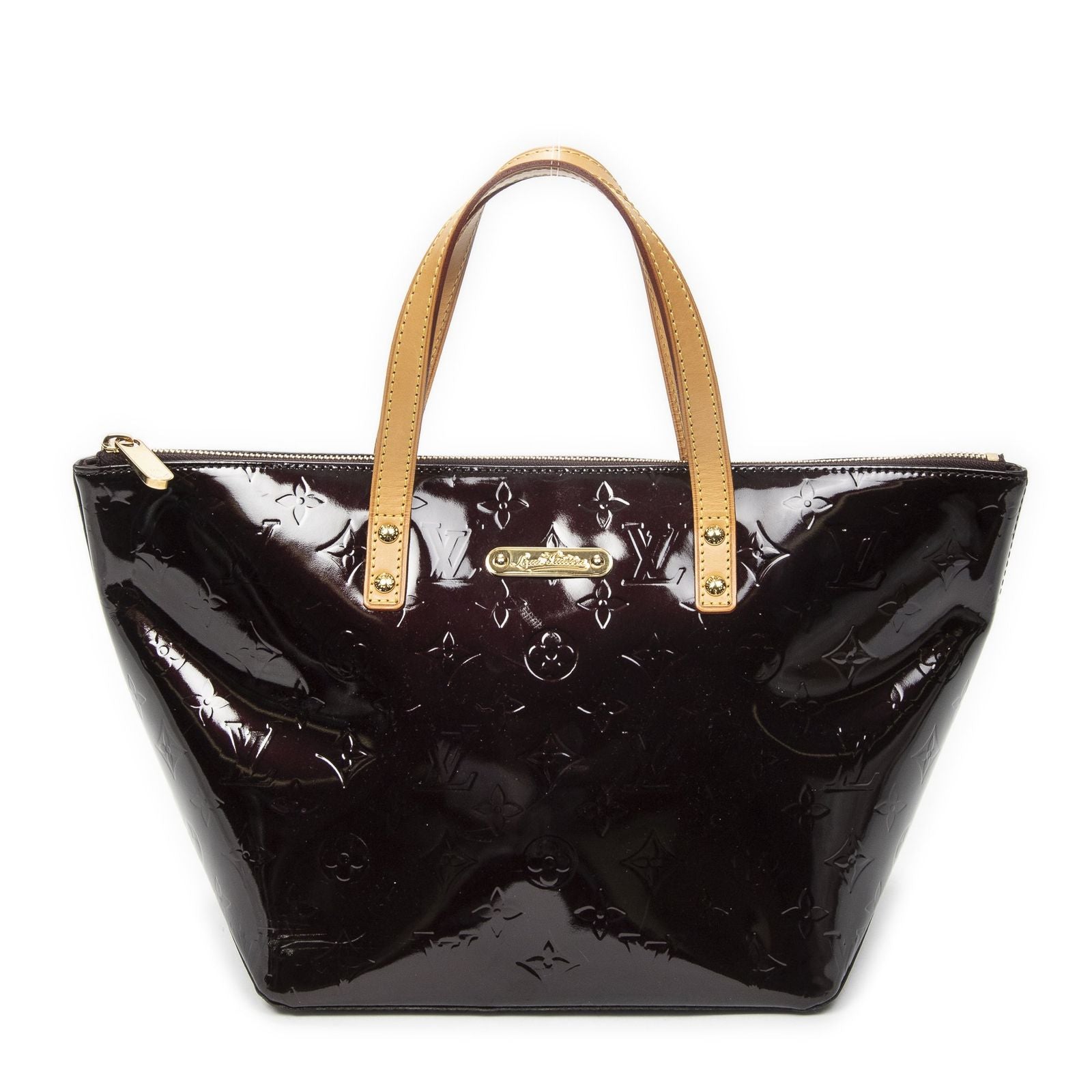 Louis Vuitton Bellevue Amarante Monogram Vernis Handbag