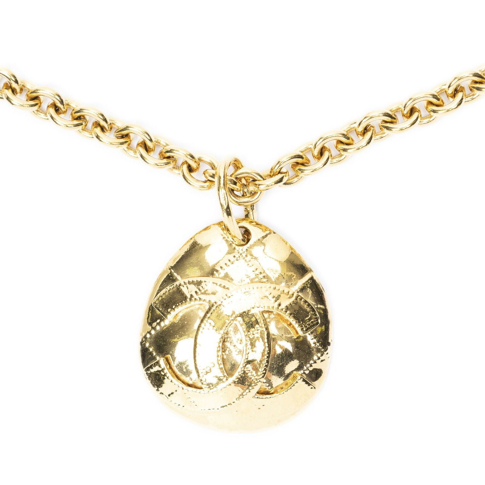 Chanel CC Oval Pendant — view 2