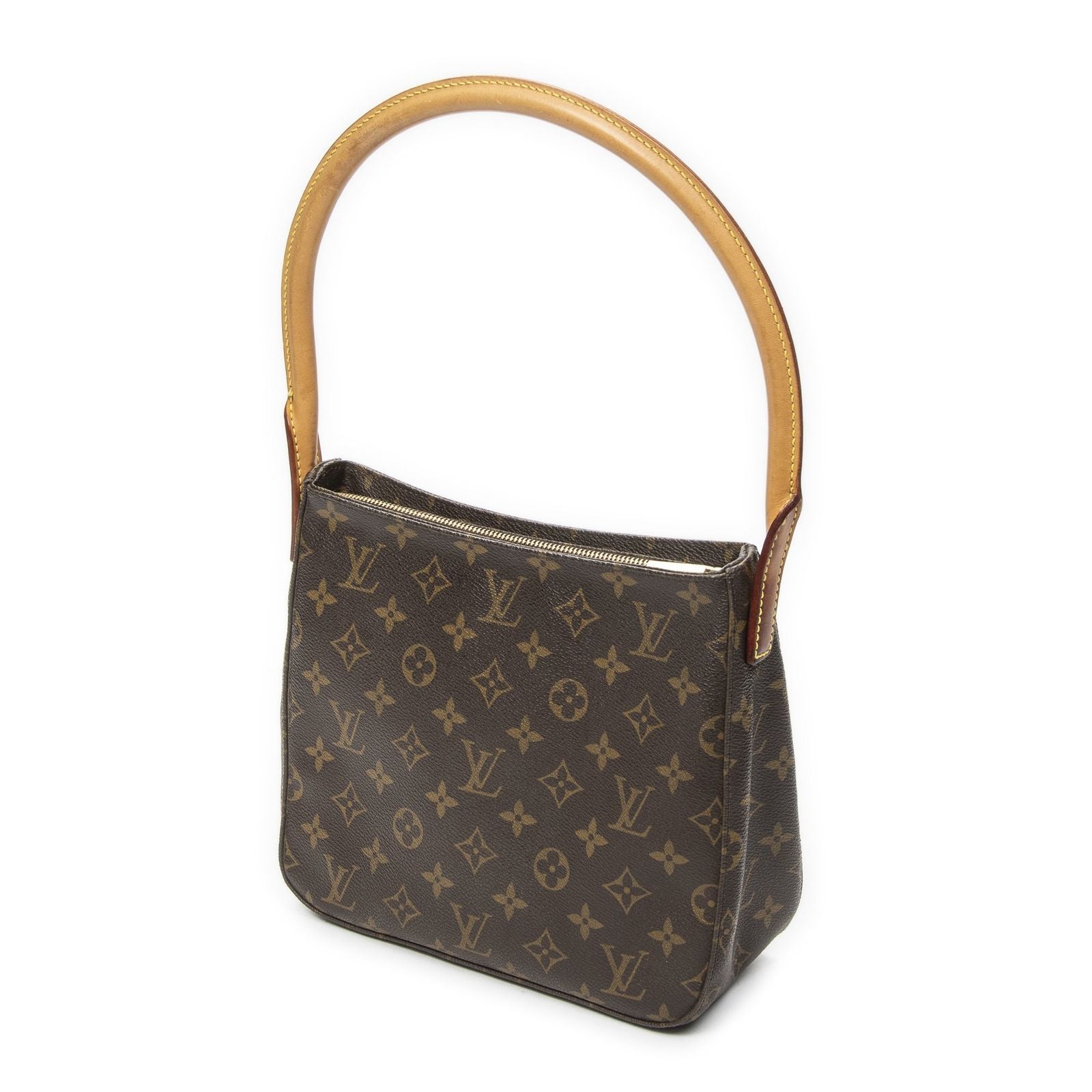 Louis Vuitton Looping Brown Monogram Canvas Shoulder — view 2