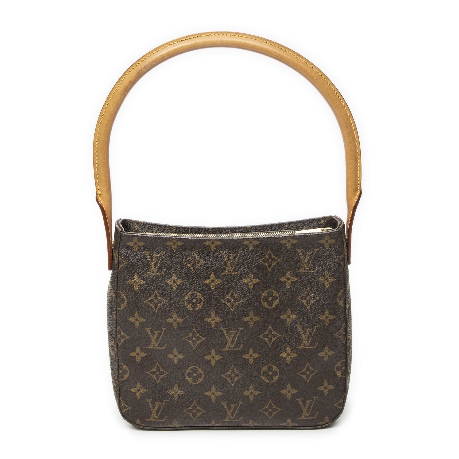 Louis Vuitton Looping Brown Monogram Canvas Shoulder