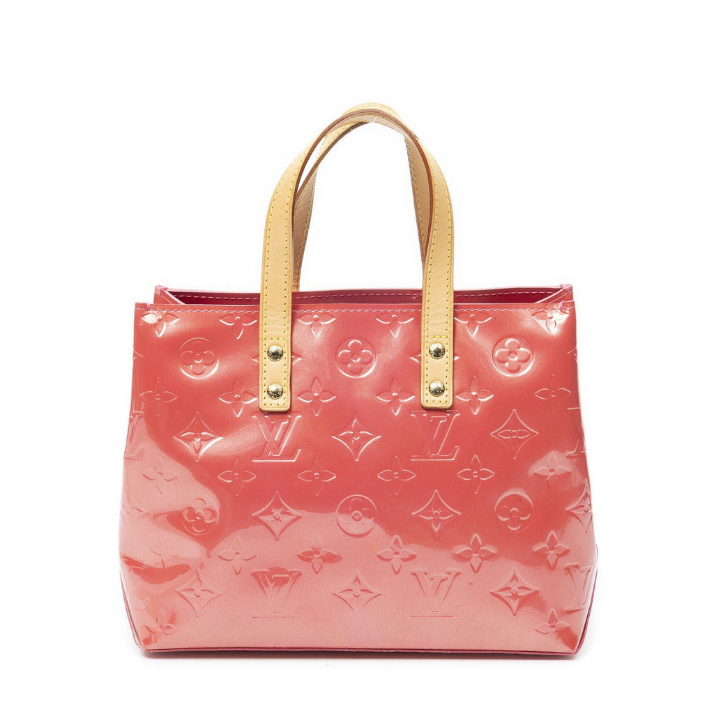 Louis Vuitton Tall Framboise Monogram Vernis Handbag