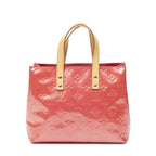 Louis Vuitton Tall Framboise Monogram Vernis Handbag