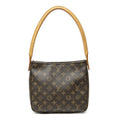 Louis Vuitton Looping Brown Monogram Canvas Shoulder