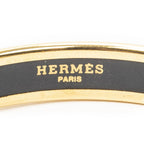 Hermes Enamel Bangle Red Plating Bracelet — view 4