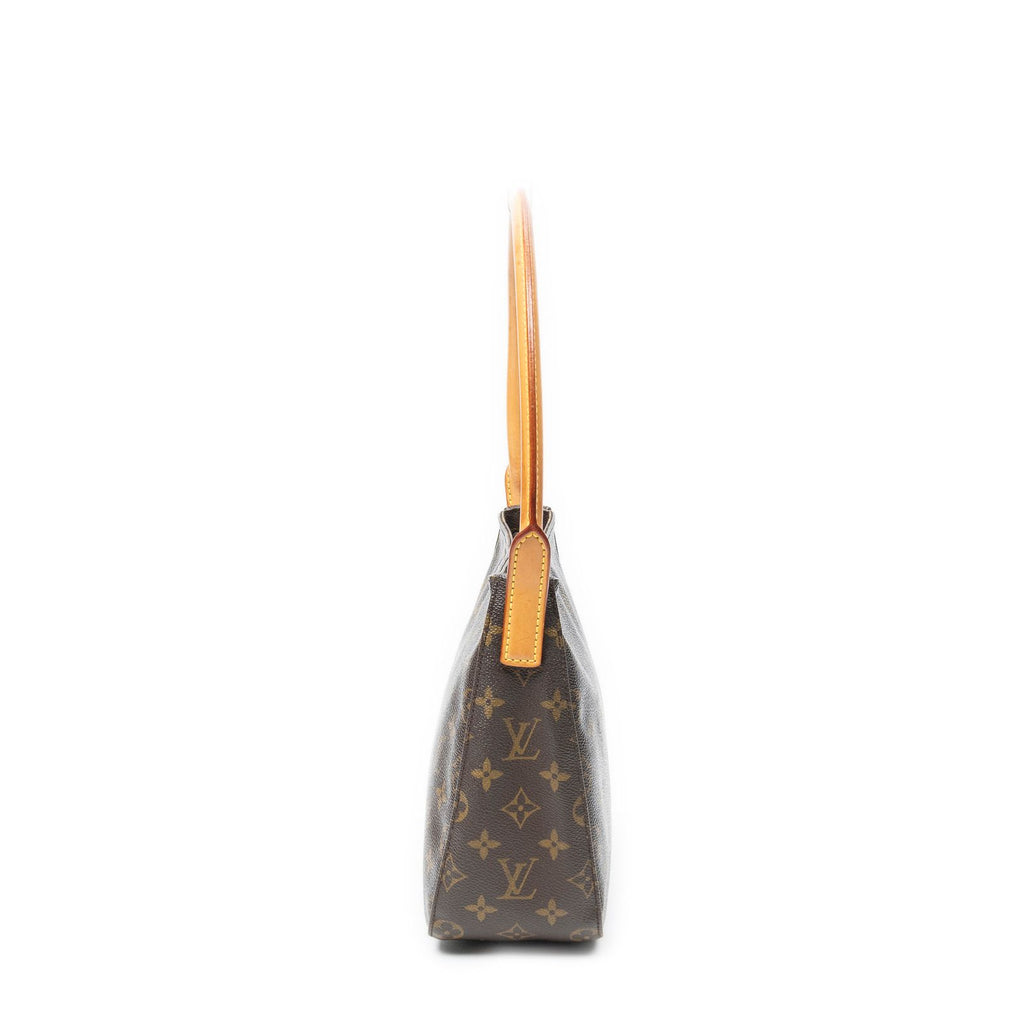 Louis Vuitton Looping Brown Monogram Canvas Shoulder — view 4