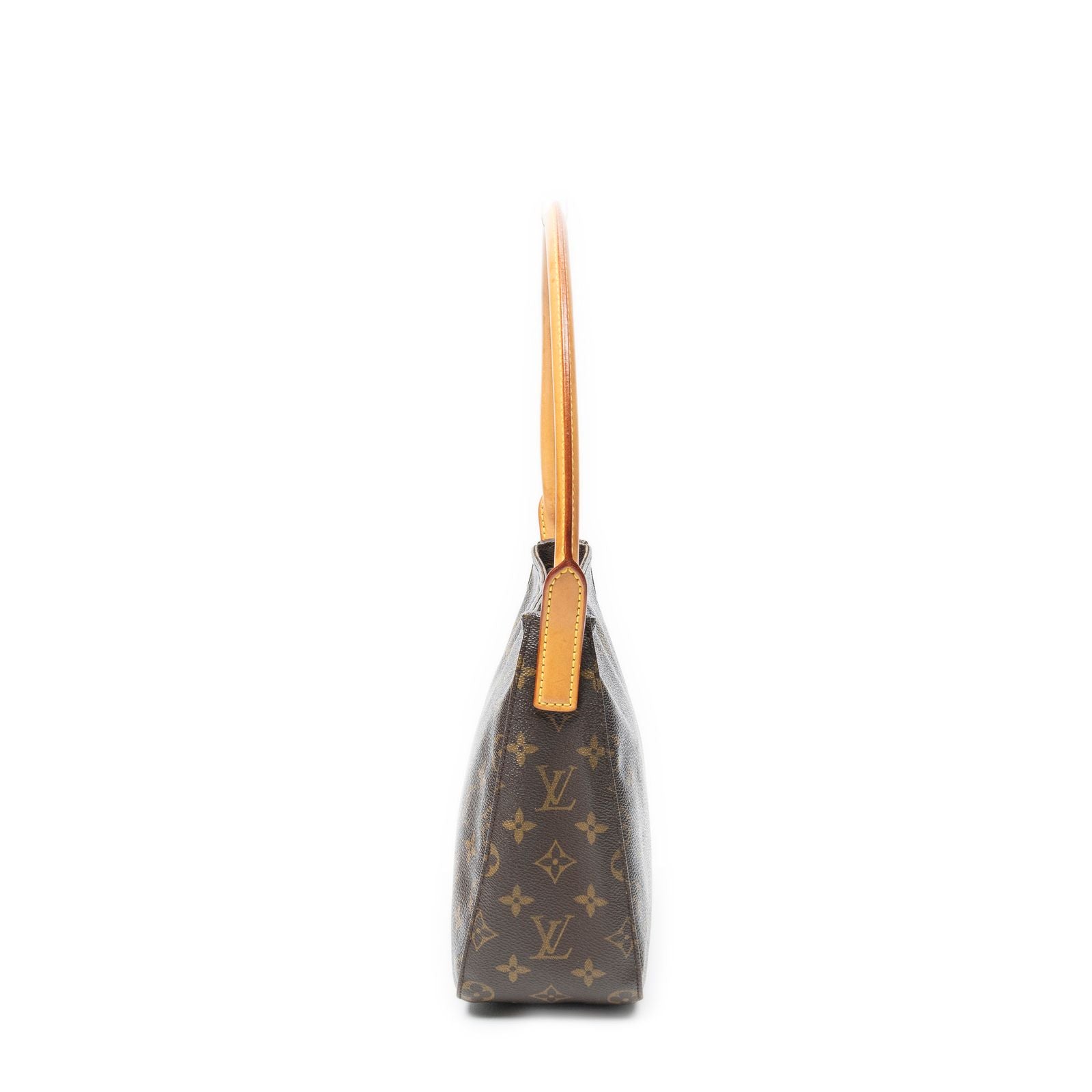 Louis Vuitton Looping Brown Monogram Canvas Shoulder — view 4