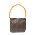Louis Vuitton Looping Brown Monogram Canvas Shoulder