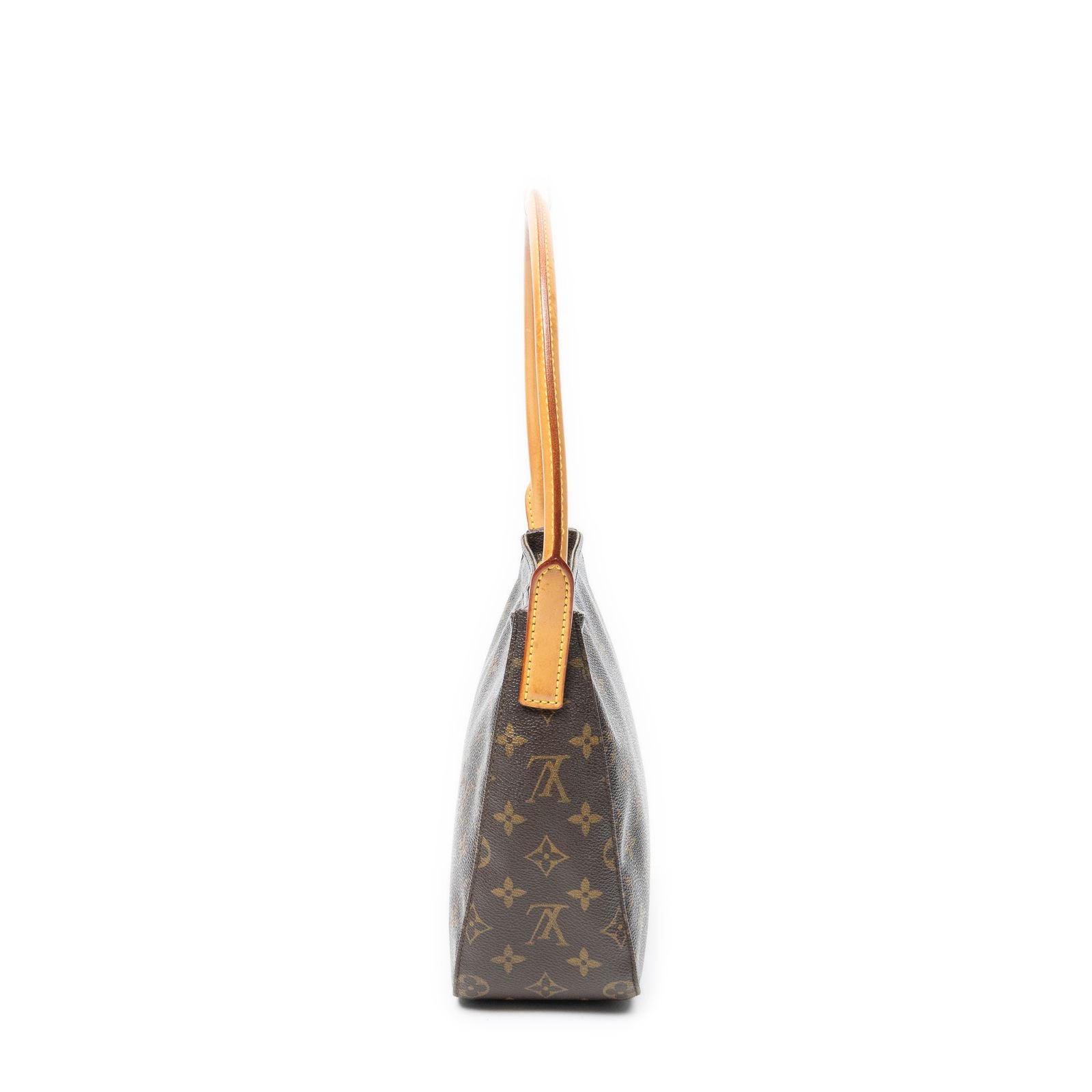 Louis Vuitton Looping Brown Monogram Canvas Shoulder — view 3