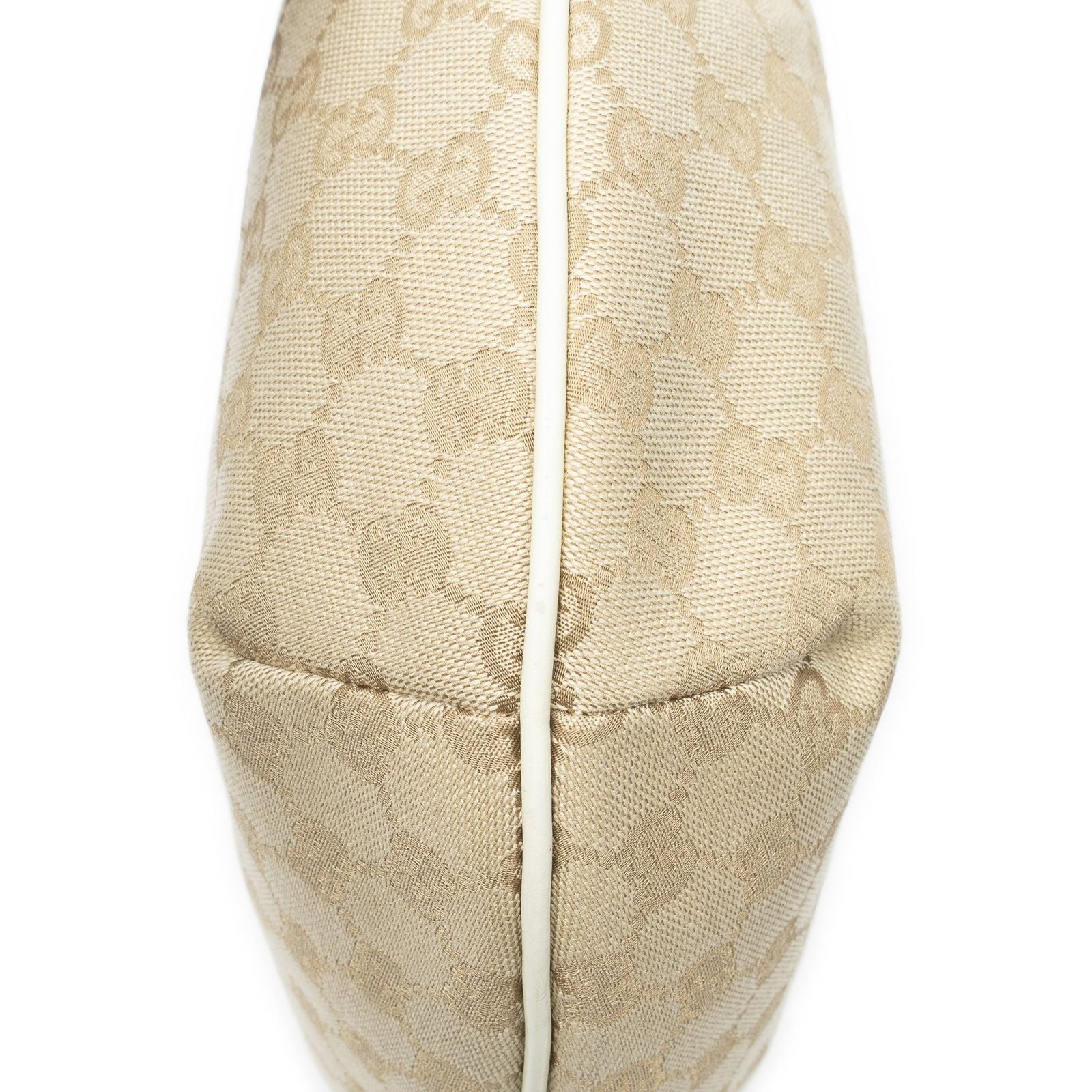 Gucci Half Moon Zip Messenger Beige Ivory GG Canvas — view 8
