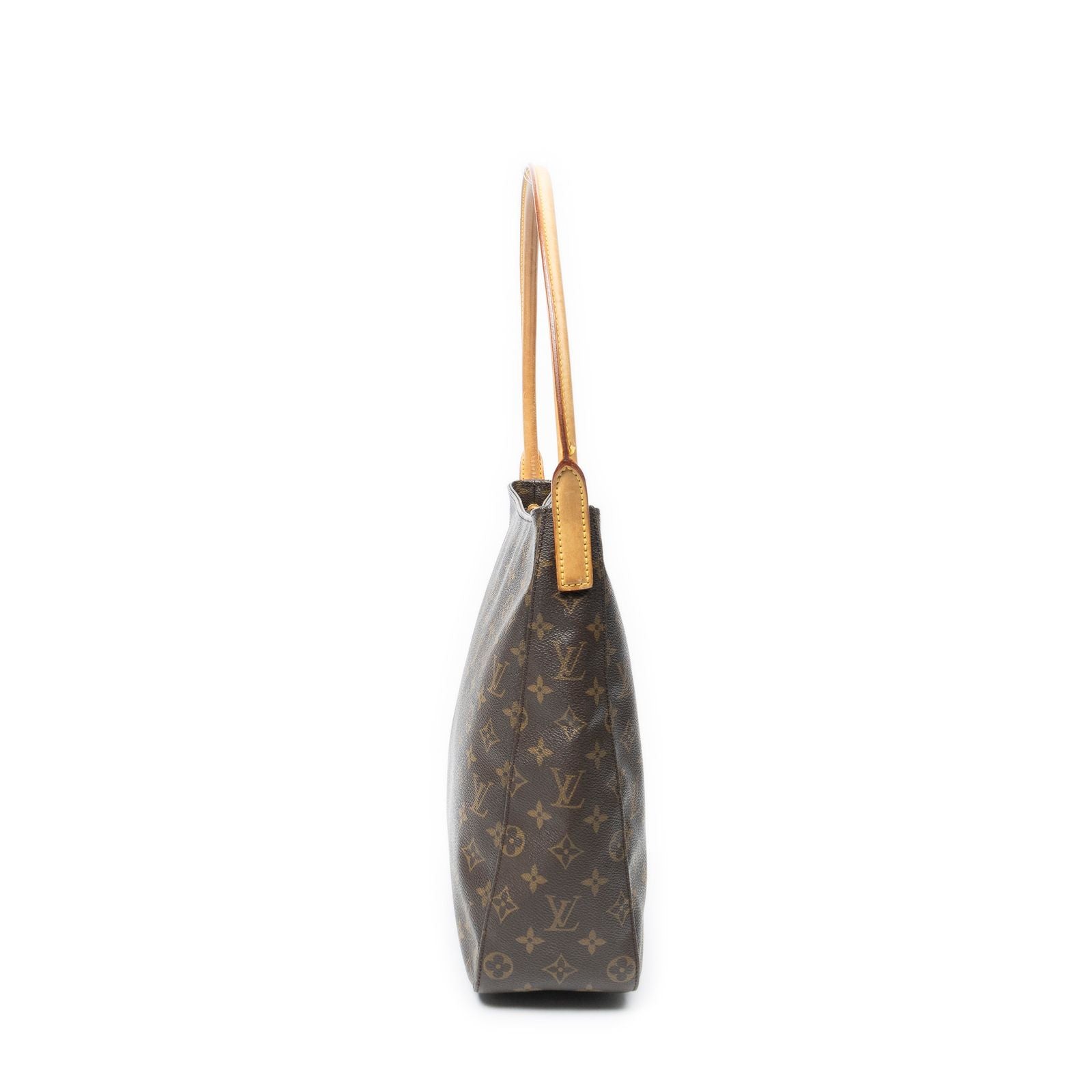 Louis Vuitton Looping Brown Monogram Canvas Shoulder — view 4