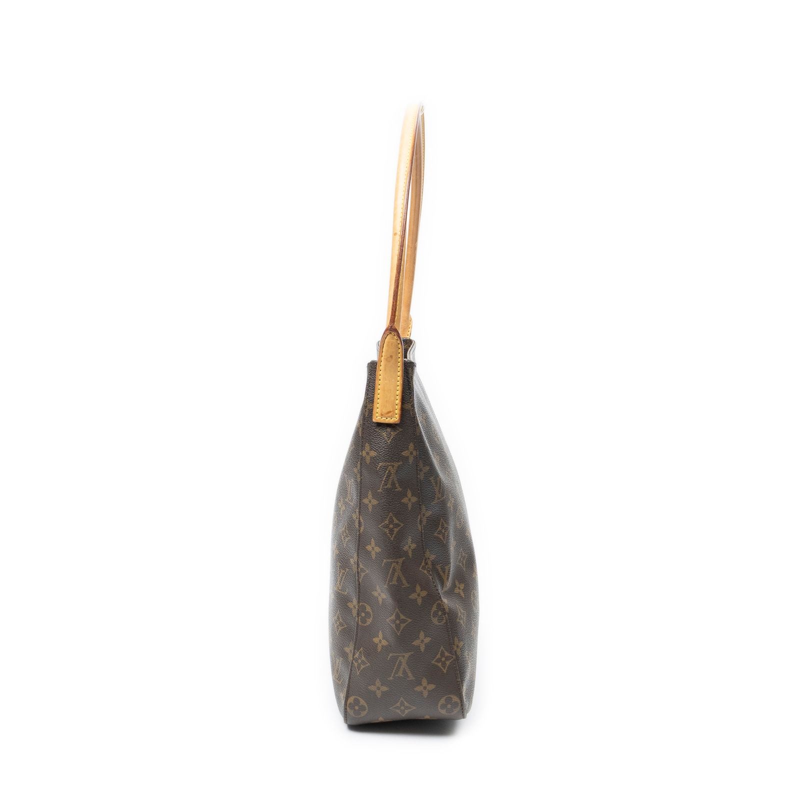 Louis Vuitton Looping Brown Monogram Canvas Shoulder — view 3