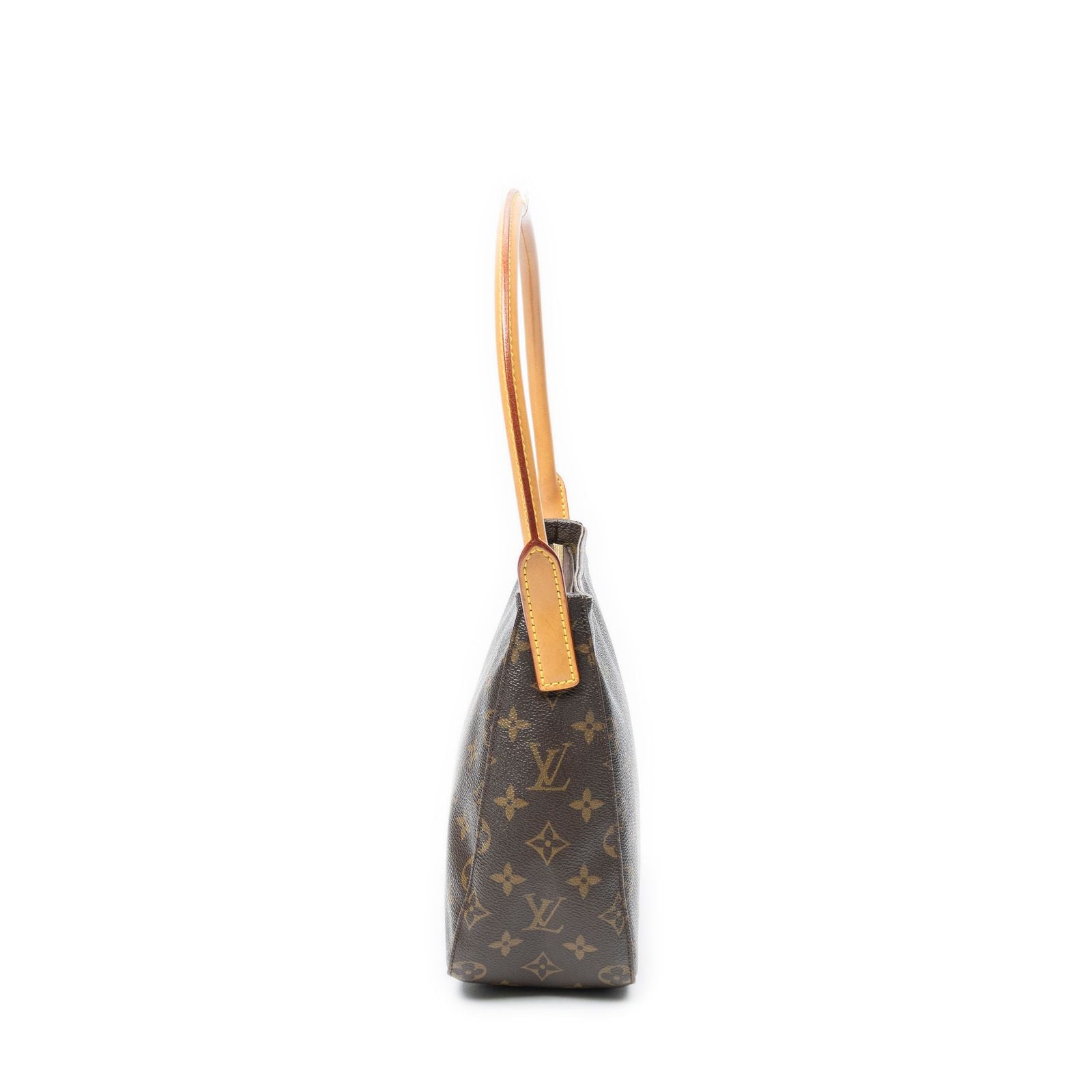 Louis Vuitton Looping Brown Monogram Canvas Shoulder — view 4