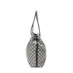 Gucci Tote Gray Black GG Canvas — view 3