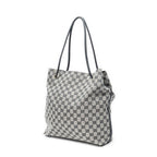 Gucci Tote Gray Black GG Canvas — view 2